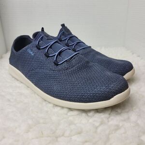 Olukai AlapaLi Mens Size 12 Navy Blue Mesh Low  Slip On Sneaker Shoes